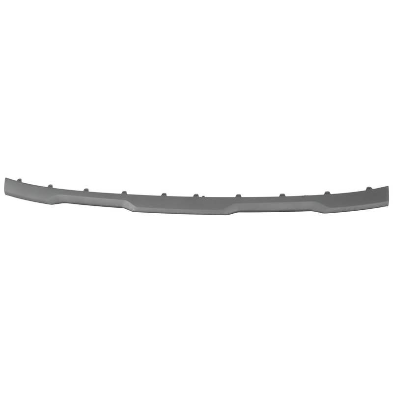 Front Bumper Molding for Hyundai Santa Fe 2021-2022 SE/ Essential Models, Center, Textured Gray, Perfect Fit, Replacement