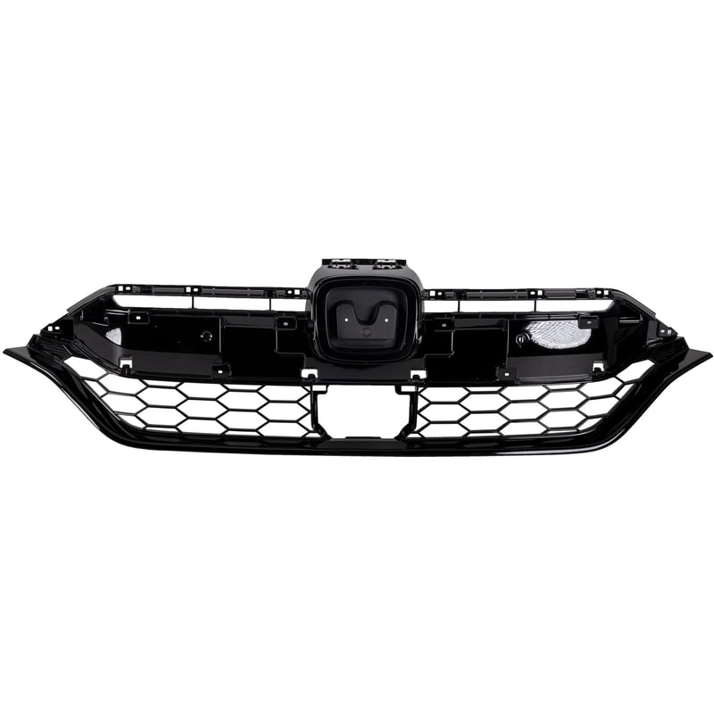 Painted Black Shell and Insert Grille for Honda CR-V 2020-2022, Excluding 2022 Hybrid Models, Replacement