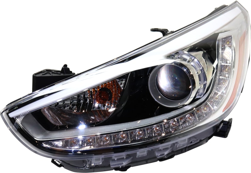 2012 - 2017 Hyundai Accent Headlight Assembly - Left (Driver)