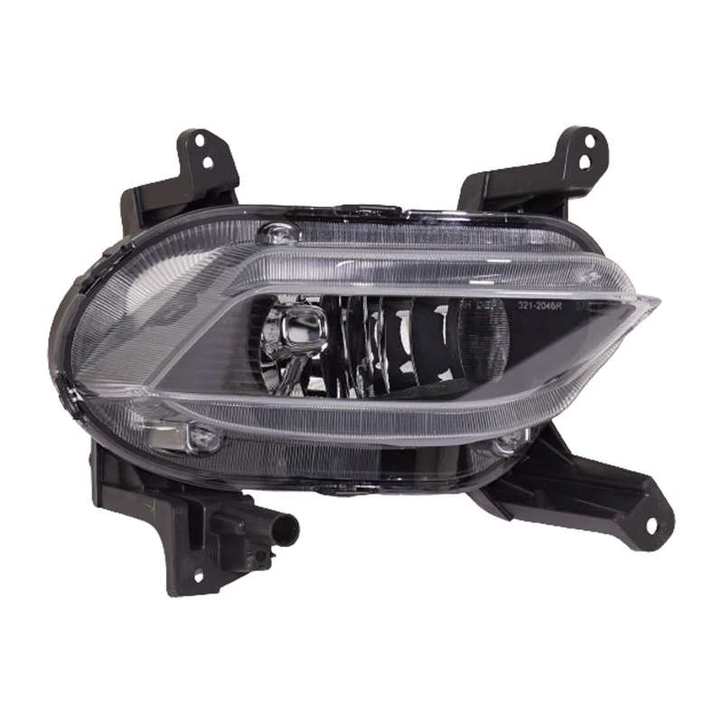 Fog Light Assembly for Hyundai Santa Fe 2019-2020, Right (Passenger), Halogen, Replacement