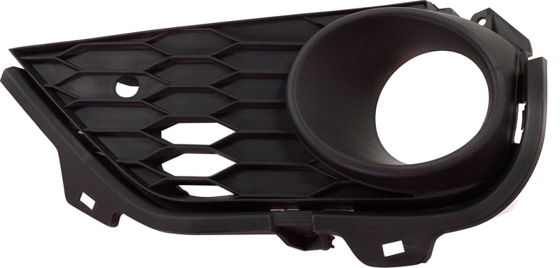 Front Fog Light Molding for Honda Pilot 2019-2022, Left (Driver), Black Edition/Elite/Touring/TrailSport Models, with Parking Aid Sensor Holes, Replacement