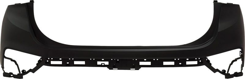 Rear Bumper Cover for Hyundai SANTA FE 2019-2020, Upper Section, Primed (Ready to Paint), Replacement