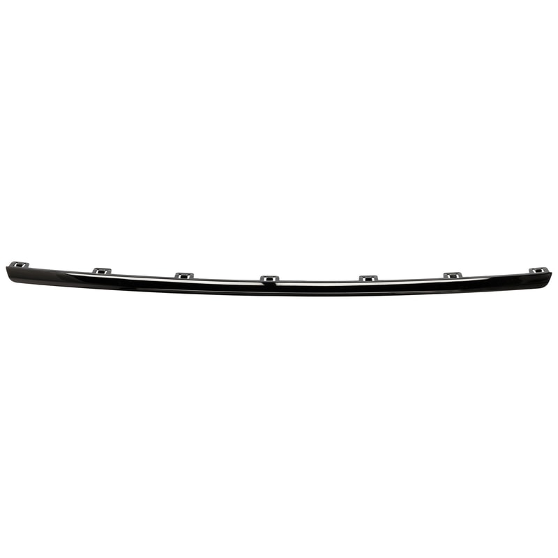 Front Bumper Molding Applique for Jeep Grand Cherokee 2022-2023, Type 2, Primed (Ready to Paint), without Tow Hooks, Replacement