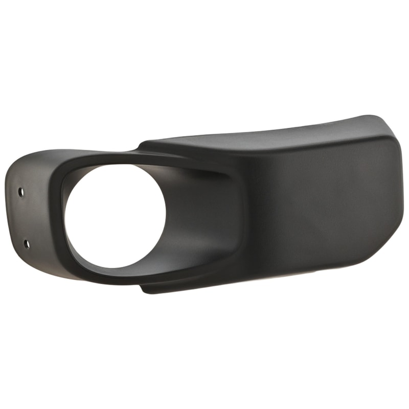 Fog Light Molding for Jeep Wrangler 2012-2017, Wrangler (JK) 2018, Right (Passenger), Heavy Duty, Textured Black, Type 1, w/ 10th Anniversary Edition, Replacement