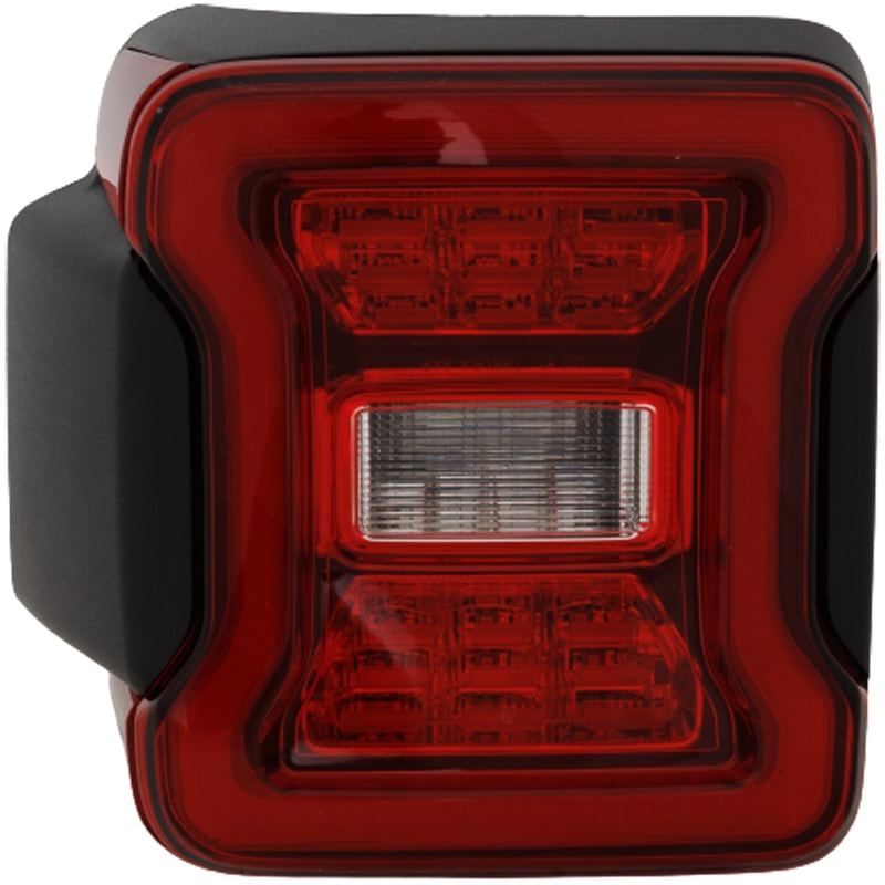 Tail Light Assembly for Jeep Wrangler JL 2018-2022, Right (Passenger) Side, LED Type, with Blind Spot Detection, Replacement