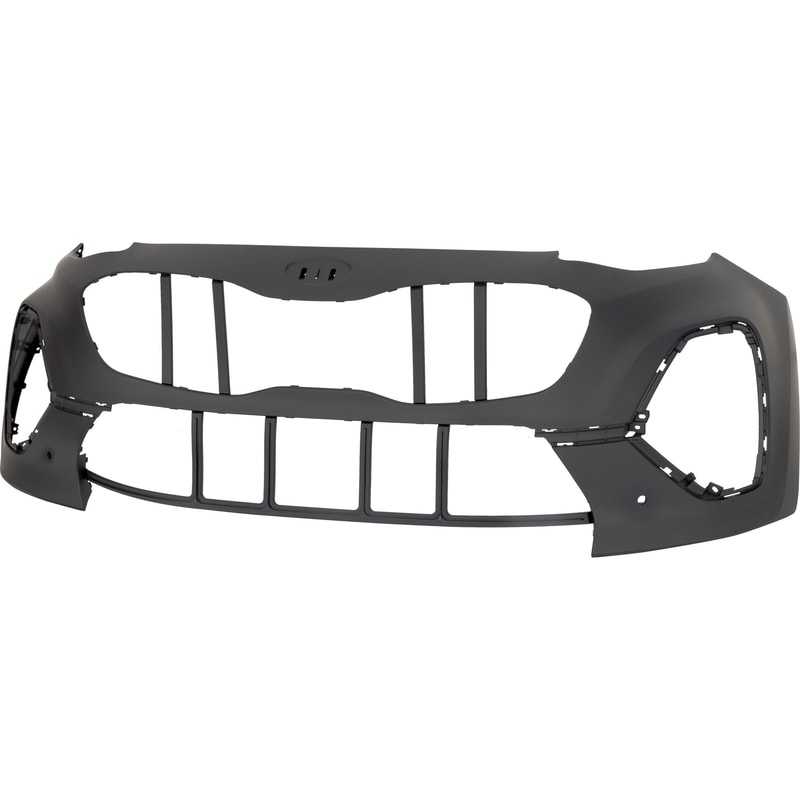 Front Bumper Cover for Kia Sportage 2020-2022, Primed (Ready to Paint), with Parking Aid Sensor Holes, Replacement