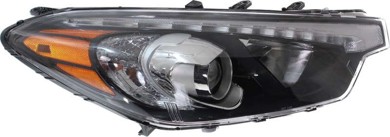 Headlight Assembly for Kia Forte/Forte Koup/Forte5 2015-2016 Right (Passenger), HID/Xenon, with HID Kit, from October 17, 2014, Replacement