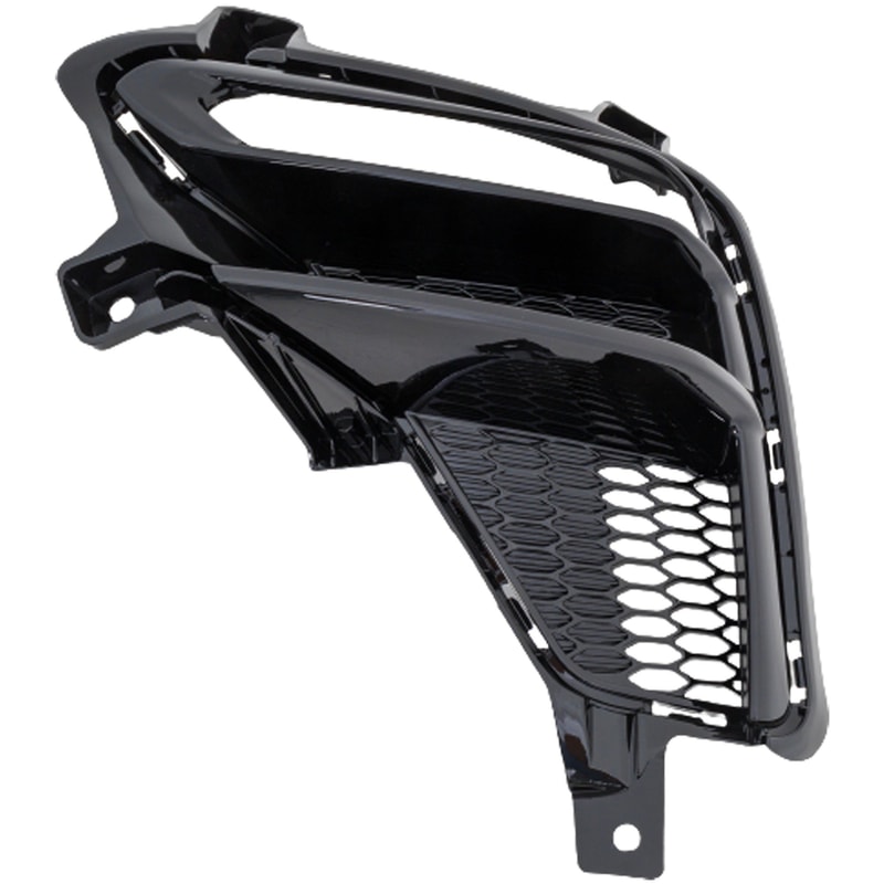 Front Fog Light Molding for Kia Forte 2019-2021, Left (Driver), Black, for EX/GT/GT-Line/LXS/S Models, Sedan, Replacement