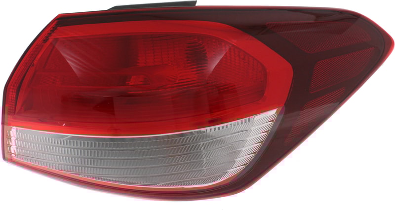 Outer Tail Light Assembly for Kia Forte 2017-2018, Right (Passenger) Side, Halogen, Replacement (CAPA Certified)