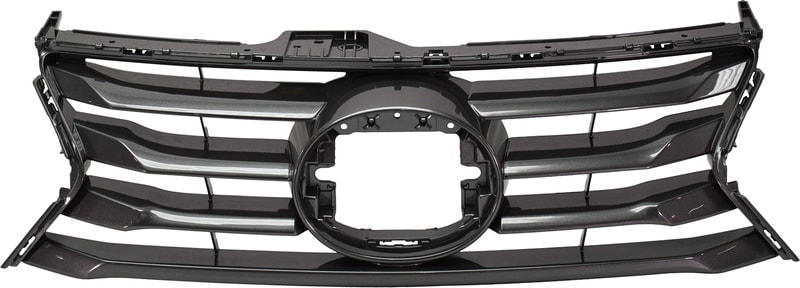 Grille for Lexus IS200T/IS300/IS350 2017-2020, Silver Gray Painted Shell and Insert, without F Sport Package, Replacement