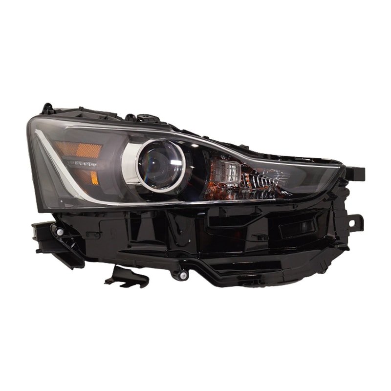 Headlight Assembly for Lexus IS200T/IS350/IS300 2017-2020, Right (Passenger), LED, without Adaptive Headlight, without LED Signal Lights, Replacement (CAPA Certified)