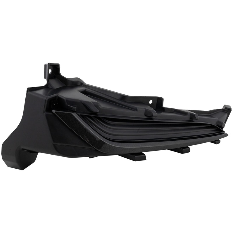 Fog Light Cover for Lexus RX350/RX350L 2020-2022, Right (Passenger) Side, Textured Black, with F Sport Package, Replacement