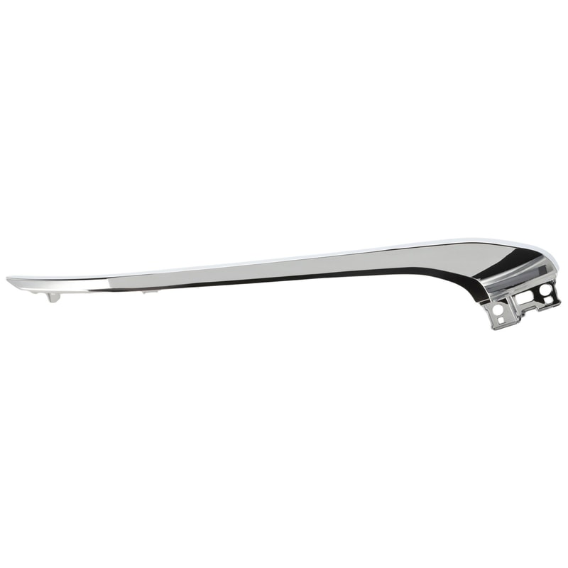 Front Bumper Molding for Mitsubishi Outlander Sport/RVR, 2020-2022, Right (Passenger), Upper Section, Chrome, Replacement