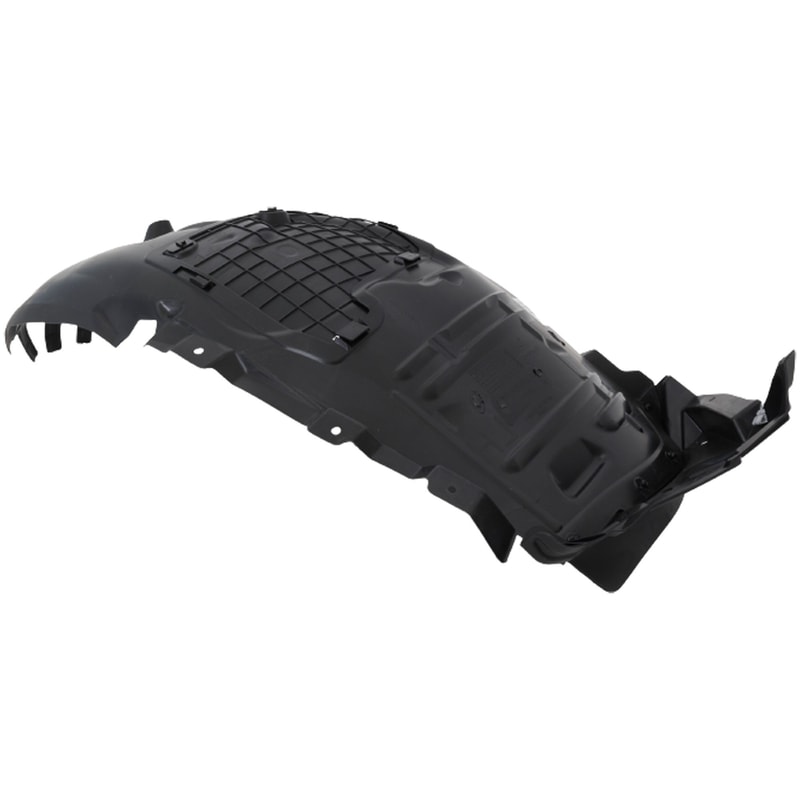 Front Fender Liner Assembly for Mercedes-Benz C300/C43 AMG 2017-2023, Right (Passenger), Plastic Injection Form, w/ Rubber Mat, Coupe/Convertible 2017-2021, Replacement