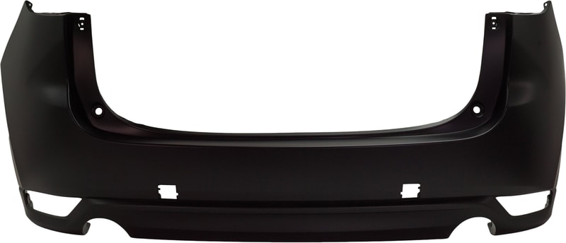 Rear Bumper Cover for Mazda CX-5 2017-2021, Primed (Ready to Paint), Suitable for 2019-2021 Models without Parking Aid Sensor Holes, Replacement