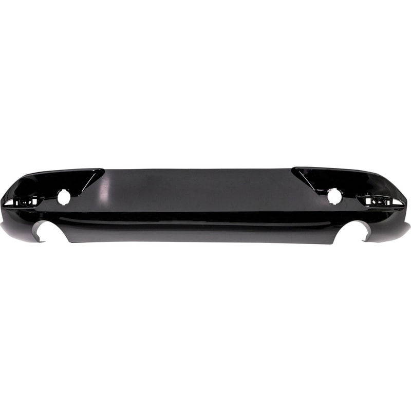 Rear Bumper Cover for Mazda 3 Hatchback (2019-2023): Lower, Painted Black, w/o Blind Spot Detection, Replacement