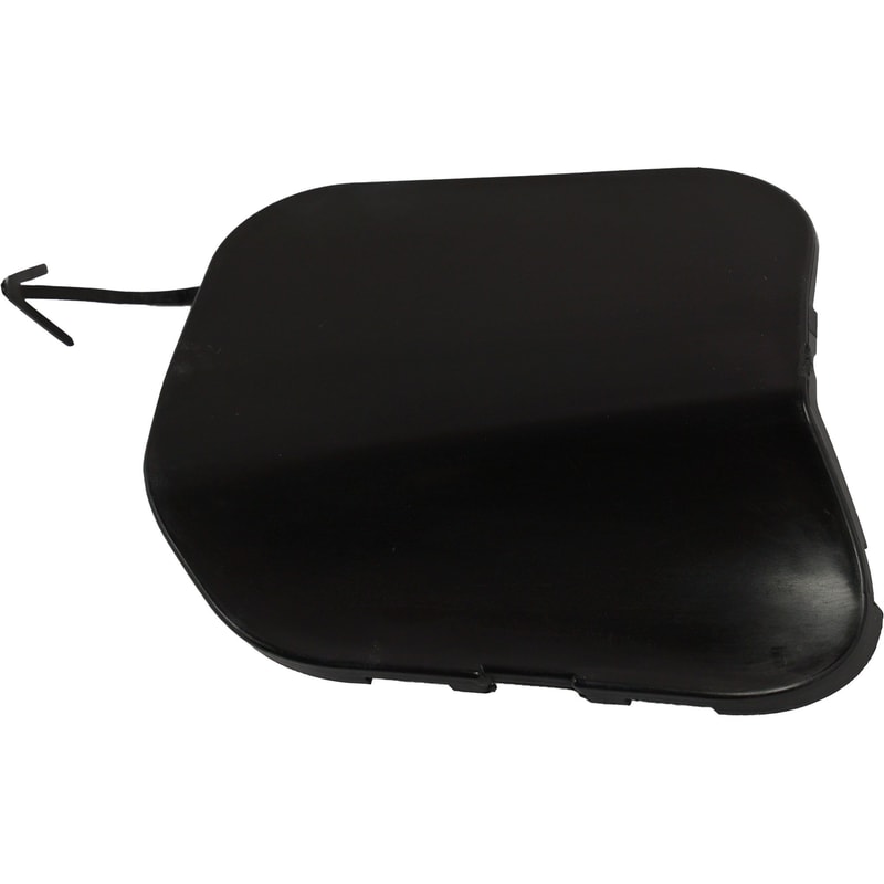 Front Bumper Tow Hook Cover for Nissan Rogue 2014-2018, Black, Excluding Hybrid Model, Compatible with Japan/Korea/USA Built Vehicle, Replacement