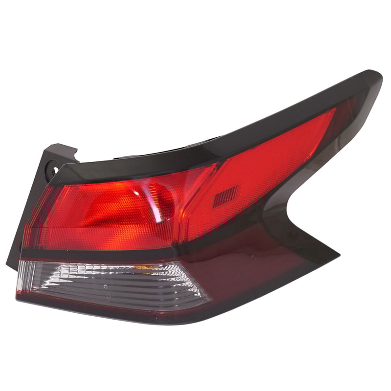 Tail Light Assembly for Nissan Versa 2020-2021, Right (Passenger) Side, Outer, Replacement