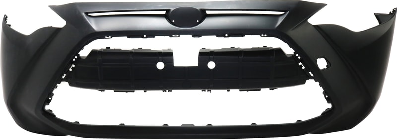 Front Bumper Cover for Scion IA (2016), Yaris/Yaris IA (2016-2020), Primed (Ready to Paint), Hatchback/Sedan models, with R-DOT Label, Replacement