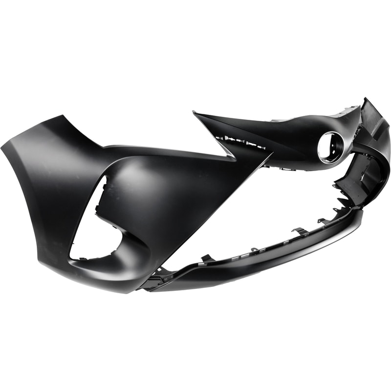 Front Bumper Cover for Toyota Yaris Hatchback 2018-2019, Primed (Ready to Paint), Compatible with CE, L, LE, and SE Models, Replacement