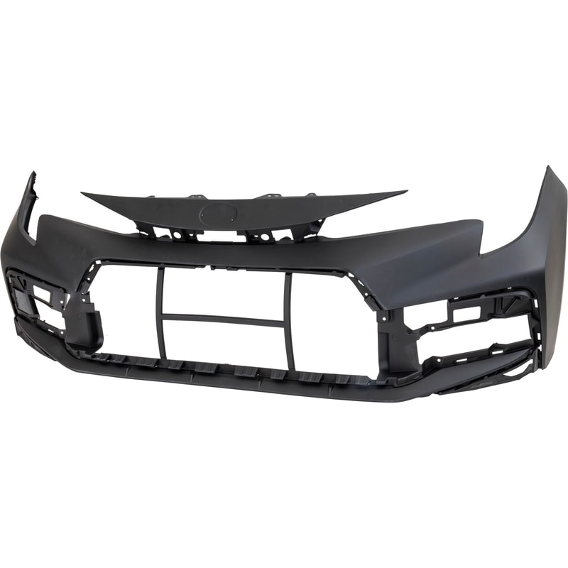 Front Bumper Cover for Toyota Corolla 2020-2022, Primed (Ready to Paint), Japan Built Vehicle, Specifically for SE/XSE Models, Sedan, without APEX Edition, Replacement