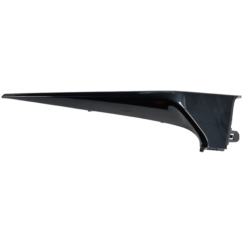 Front Bumper End Right (Passenger) for Toyota Corolla 2020-2022, Dark Gray Paint, Lower Extension, SE/XSE Sedan Model, Without Apex and Nightshade Edition, Replacement