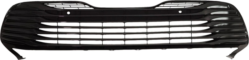Front Bumper Grille for Toyota Camry 2018-2020 XLE Model, Painted Silver Gray, with Parking Aid Sensor Holes, Replacement