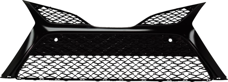 Front Bumper Grille for Toyota Camry 2018-2020 TRD/XSE Model, Painted Silver Black, with Parking Aid Sensor Holes, Replacement