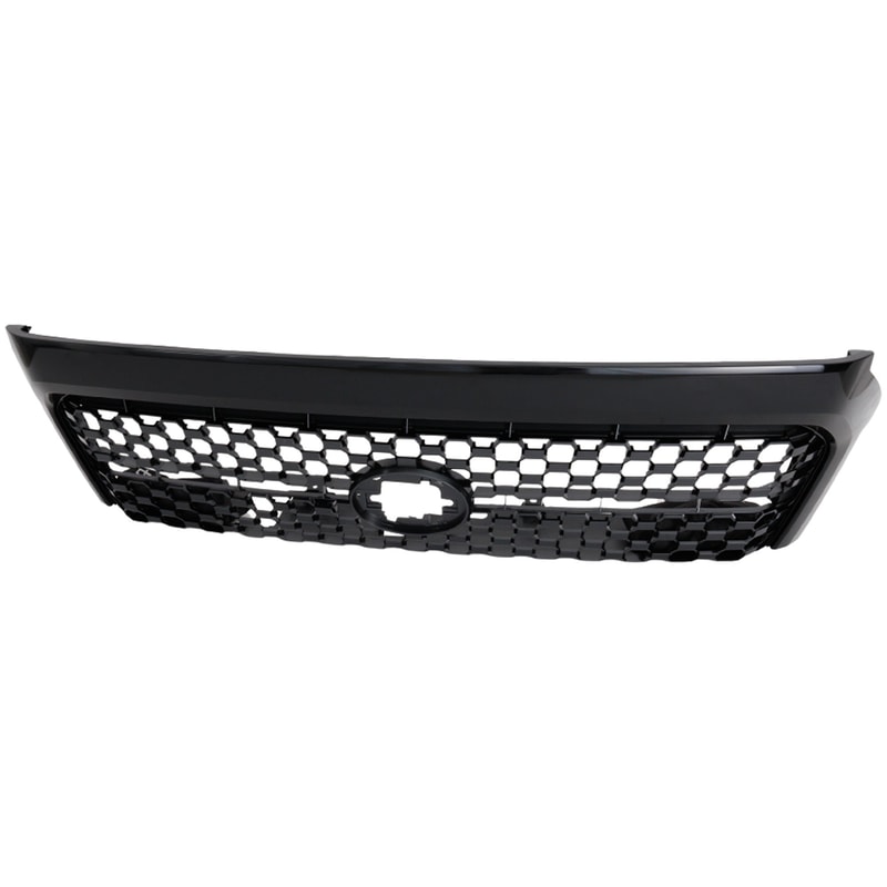Grille for Toyota Tundra 2018-2021, Nightshade Edition and Trail Pkg, Black Frame and Black Insert with Emblem Provision, Replacement