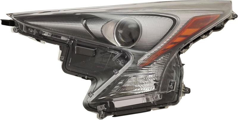 Headlight for Toyota Prius 2016-2018, Left (Driver), Lens and Housing, LED, Touring Models, Replacement (CAPA Certified)