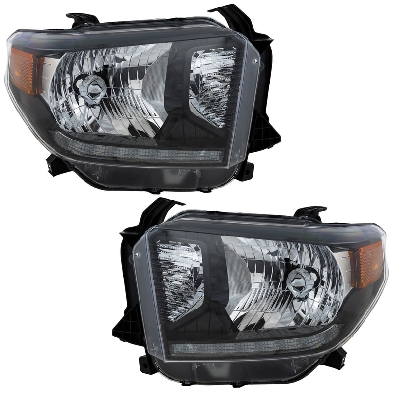 2014 - 2014 Toyota Tundra Headlight Assembly - Right (Passenger) (Pair, Driver & Passenger)