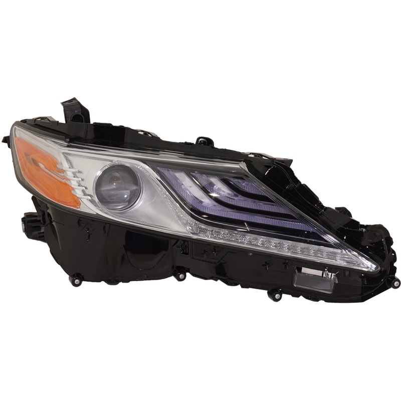 LED Headlight Assembly for Toyota Camry 2019-2019 Right (Passenger), XLE Models with LED Signal Light and Hybrid XLE Models without Adaptive Headlights, Replacement (CAPA Certified)