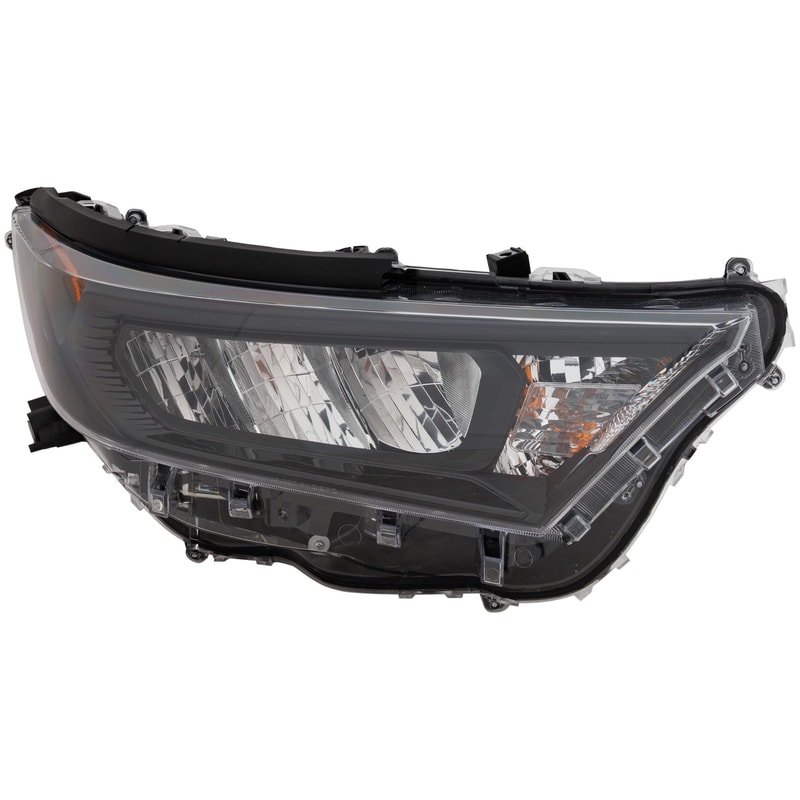 LED Headlight Assembly for Toyota RAV4 2022-2022, Right (Passenger) Side, Suitable for Hybrid Models, Replacement (CAPA Certified)