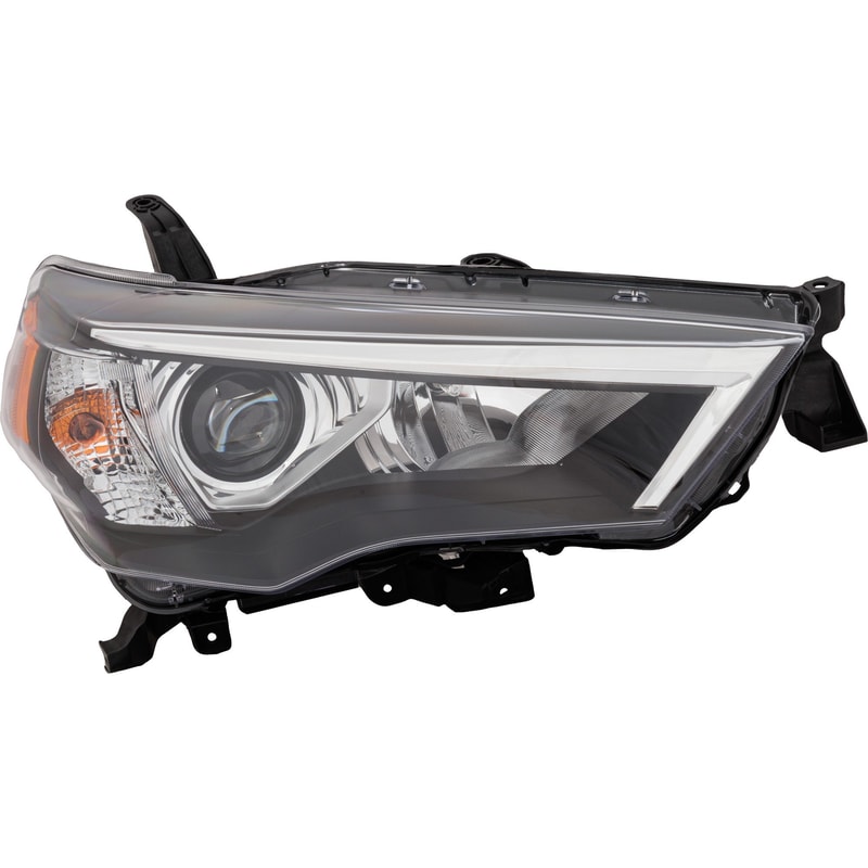 Headlight Assembly for Toyota 4Runner 2021-2023, Right (Passenger), Halogen/LED, without Auto Headlights, Replacement