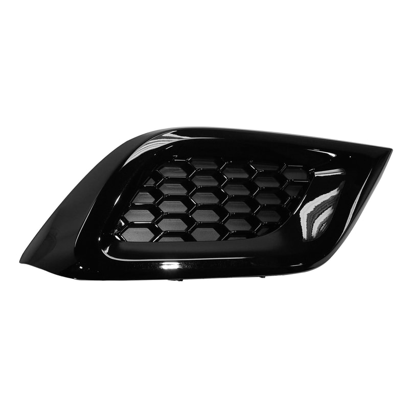 Gloss Black Fog Light Cover for Toyota Corolla IM 2016-2018, Right (Passenger), Replacement