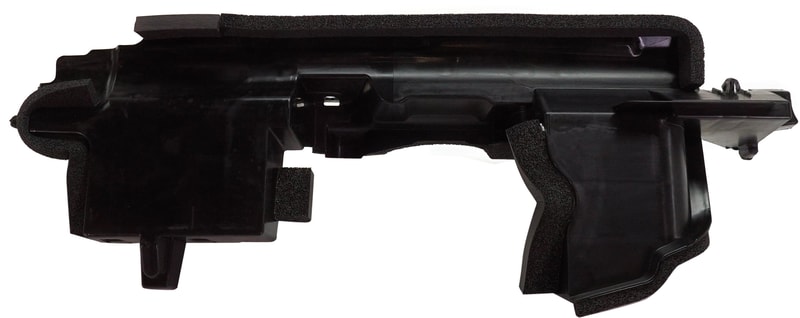 Radiator Support Air Guide for Toyota Camry 2018-2020, Left (Driver), Excludes Hybrid Model, North America Built Vehicle, Replacement