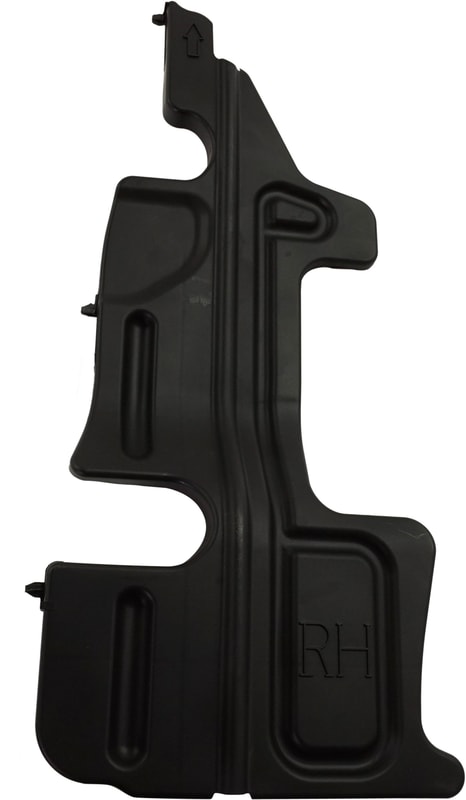Radiator Support Right (Passenger) Side Deflector for Toyota Corolla/Matrix 2011-2013, Plastic, Suitable for Matrix with 2.4L Engine, Replacement