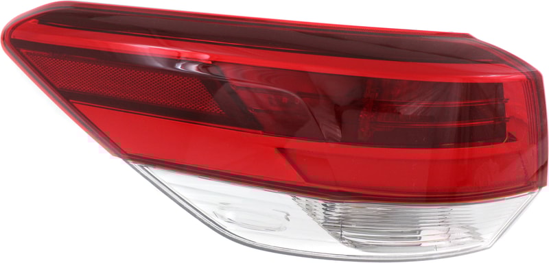 2017 - 2017 Toyota Highlander Tail Light Rear Lamp - Left (Driver)