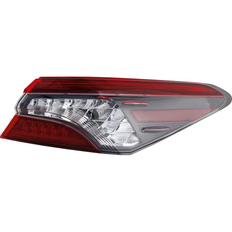 Right (Passenger) Outer Tail Light Assembly for 2021-2024 Toyota Camry, XLE, XSE without TRD Package, Hybrid XLE/XSE Models, North America Built Vehicle, Replacement