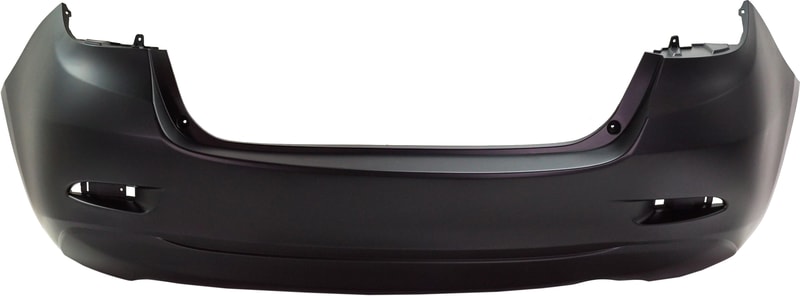 Rear Bumper Cover for Toyota Yaris IA (2017-2018) / Yaris Sedan (2016-2020), Primed (Ready to Paint), Replacement (CAPA Certified)
