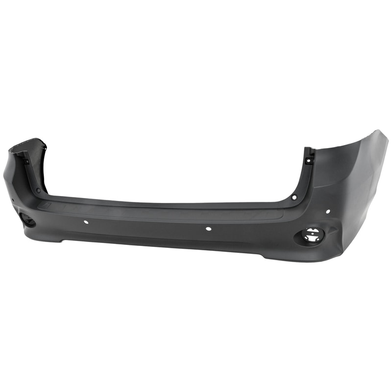 Rear Bumper Cover for Toyota Sienna SE Model 2019-2020, Primed (Ready to Paint), with Park Distance Control Sensor Holes, Replacement