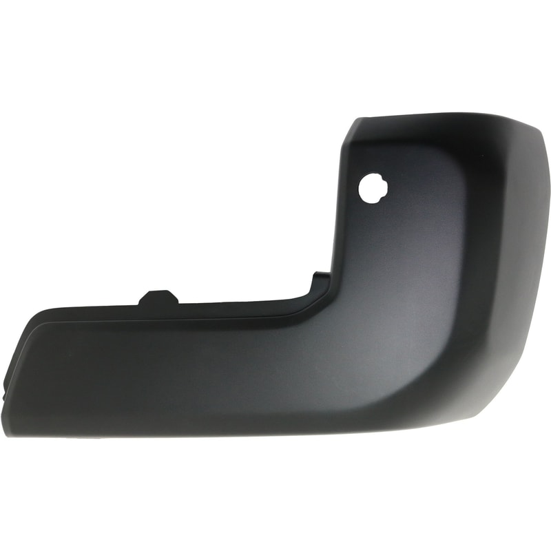 Rear Bumper End Right (Passenger) End Cap for Toyota Tacoma 2016-2023, Textured, with Park Assist Sensor Holes, Replacement (CAPA Certified)
