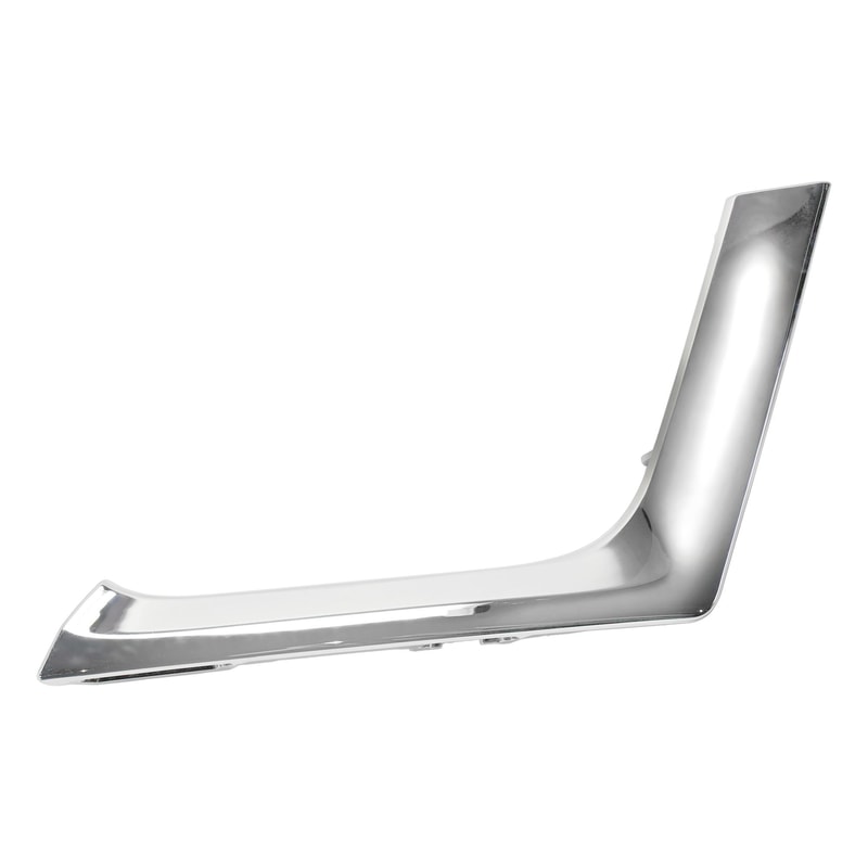 Rear Bumper Molding Lower Cover for Toyota Highlander 2017-2019, Left (Driver), Chrome, Replacement