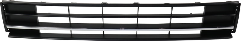 Front Bumper Grille for Volkswagen Passat 2016-2019, Assembly, S/SE/SEL/Wolfsburg Models, Built for Canada/USA, Without IPAS Holes, Replacement