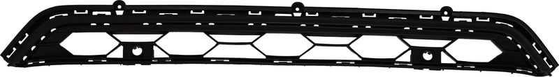 Front Bumper Grille for Volkswagen Tiguan 2018-2021, Center, Standard Style, without Front View Camera, with Park Distance Control Sensor Holes, Replacement