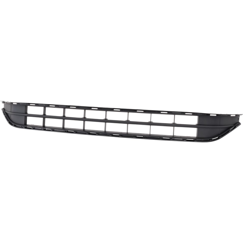 Front Bumper Grille for Volkswagen Passat 2020-2022, Lower, Textured, without Parking Aid Sensor Holes, Replacement