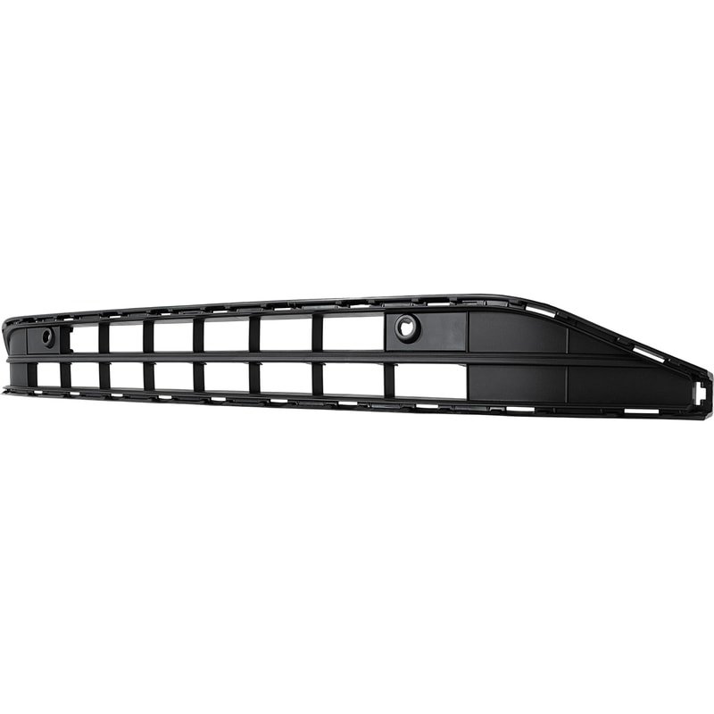 Front Bumper Grille for Volkswagen Passat 2020-2022, Textured Black, with Parking Aid Sensor Holes, without R-Line Package, Excluding R-Line Model, Replacement
