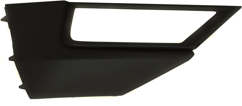Front Fog Light Molding for Volkswagen Tiguan 2018-2021, Right (Passenger), Outer, Lower, Textured, Standard Style, Replacement