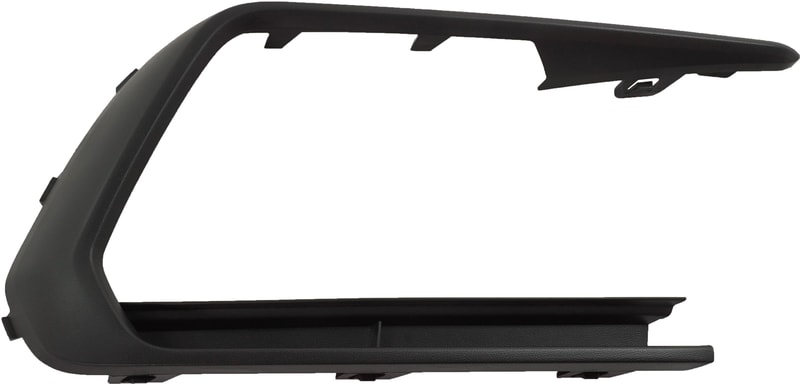 Front Fog Light Molding for Volkswagen Jetta 2016-2018, Right (Passenger) Side, Black, GLI, Suitable for 2018 Wolfsburg Edition Models, Replacement