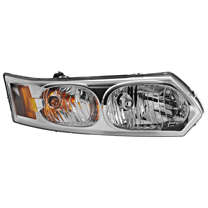Headlight Assembly for Saturn ION 2003-2007 Sedan, Right (Passenger) Side, Halogen Light, Replacement